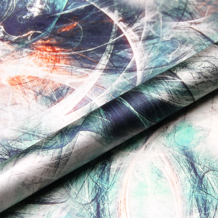 118CM Wide 19MM 93% Silk & 7% Spandex Print Stretch Blue Green Silk Satin Fabric for Dress Cheongsam Shirt Jacket D1019
118CM Wide 19MM 93% Silk & 7% Spandex Print Stretch Blue Green Silk Satin Fabric for Dress Cheongsam Shirt Jacket D1019