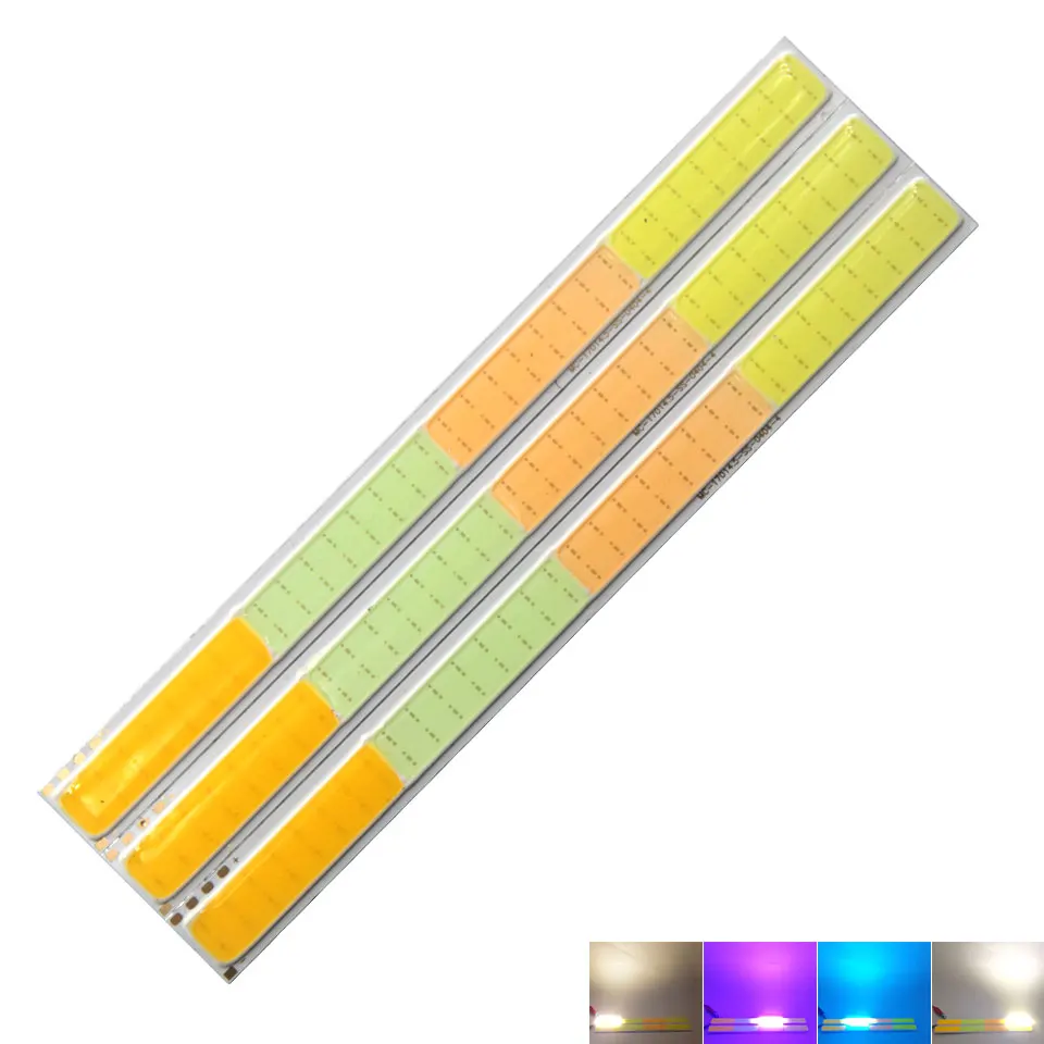 Colorful LED Light Source Warm White Cold White Cool Blue Purple COB Strip Light Bulb 12V LED Lamp for Work Auto Decor Lighting
Colorful LED Light Source Warm White Cold White Cool Blue Purple COB Strip Light Bulb 12V LED Lamp for Work Auto Decor Lighting