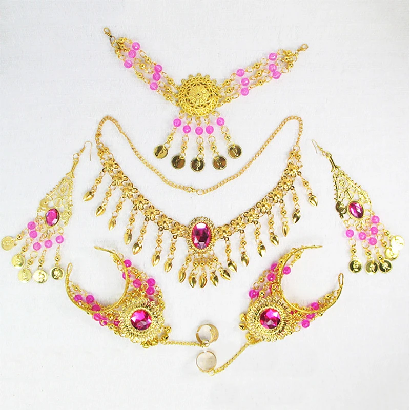 Cheap High Quality Women / Female Belly Dance Performance India Dance Headdress Dance Accessories Six-Piece ZH10001
Cheap High Quality Women / Female Belly Dance Performance India Dance Headdress Dance Accessories Six-Piece ZH10001