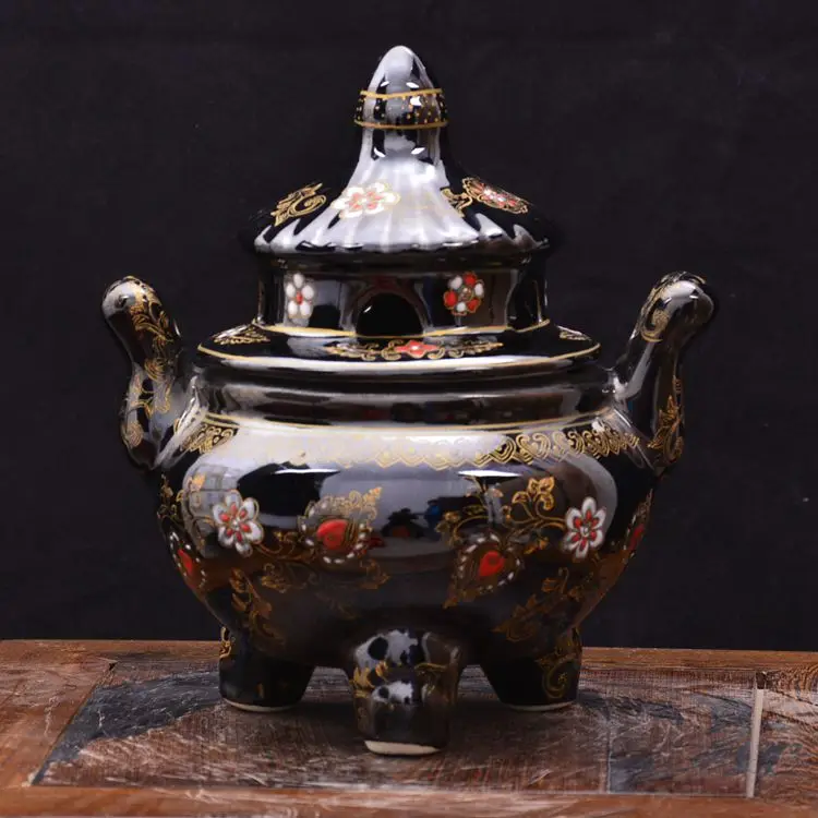 Copper incense burner copper incense burner incense sandalwood disc inserted antique rooms for the Buddh
Copper incense burner copper incense burner incense sandalwood disc inserted antique rooms for the Buddh
