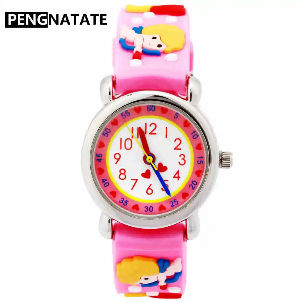 PENGNATATE Fashion Children Watch 3D Cartoon Cupid Silicone Watchband Bracelet Wristwatches Hotsale Kids Watches Girls Gifts
PENGNATATE Fashion Children Watch 3D Cartoon Cupid Silicone Watchband Bracelet Wristwatches Hotsale Kids Watches Girls Gifts