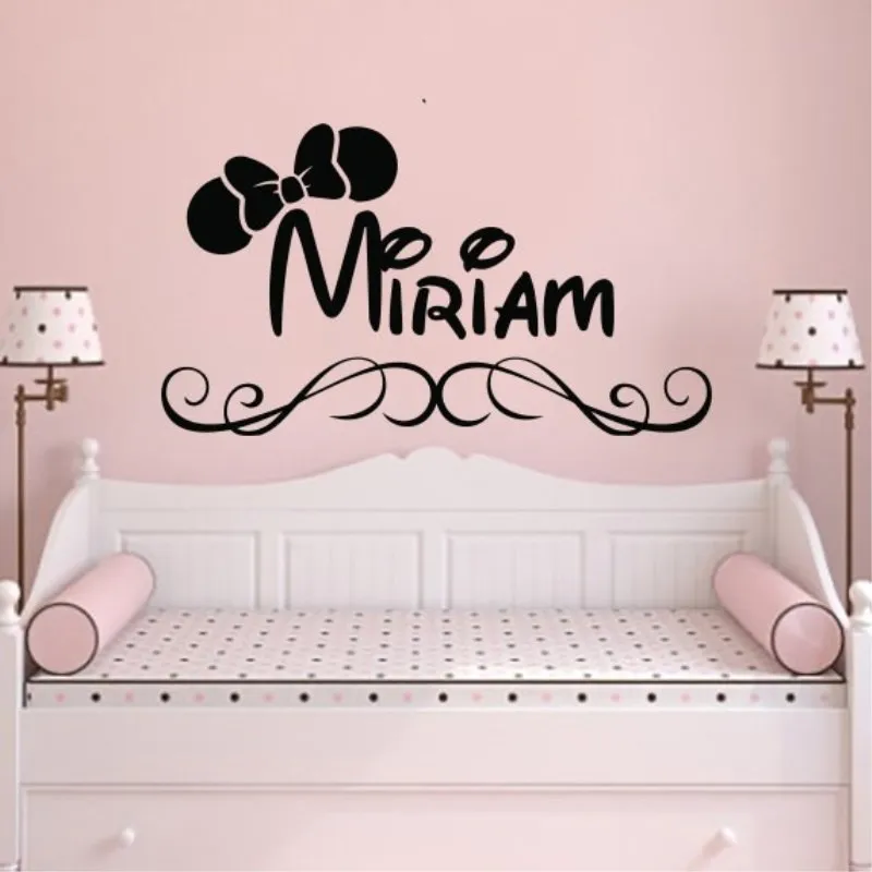 Custom Girls Name Art Wall Mural Personalized Baby Name Vinyl Wall Sticker Home Nuesery Bedroom Decor Beautiful Decal D-329
Custom Girls Name Art Wall Mural Personalized Baby Name Vinyl Wall Sticker Home Nuesery Bedroom Decor Beautiful Decal D-329