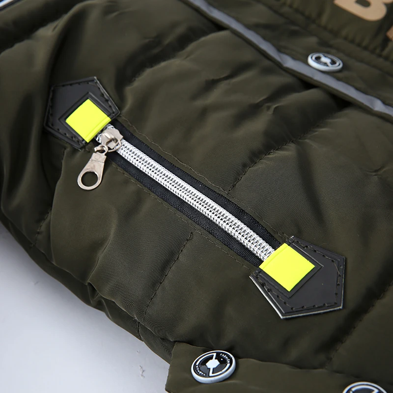 Children Clothing Warm Hooded Collar Zipper Kids Jackets Boys Coat Winter Jacket Fashion Letter Pattern Outerwear Baby Boys Coat
Children Clothing Warm Hooded Collar Zipper Kids Jackets Boys Coat Winter Jacket Fashion Letter Pattern Outerwear Baby Boys Coat
