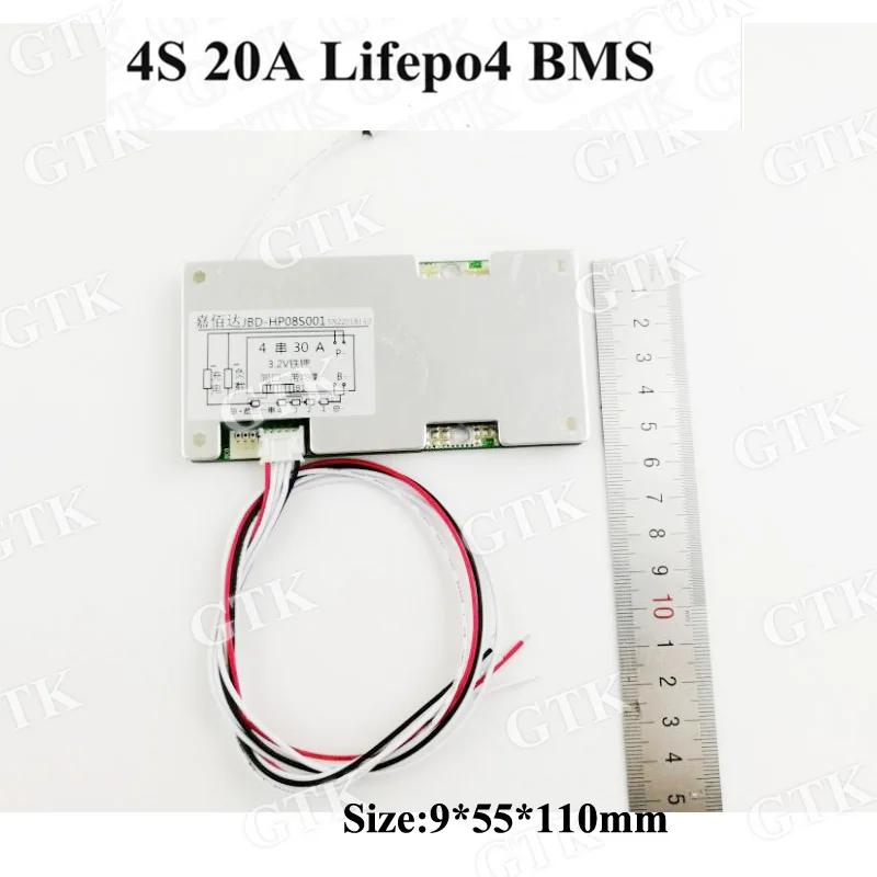 4S 12V 20A BMS PCM Защитная плата аккумулятора bms pcm для Φ lifepo4 Аккумуляторная батарея