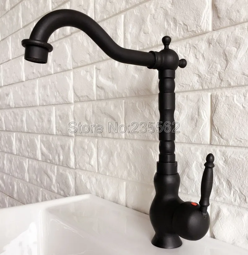 Black Oil Rubbed Brass Kitchen & Bathroom Faucet Deck Mounted Single Handle Cold and Hot Water Taps Basin / Sink Faucets lnf359
Black Oil Rubbed Brass Kitchen & Bathroom Faucet Deck Mounted Single Handle Cold and Hot Water Taps Basin / Sink Faucets lnf359