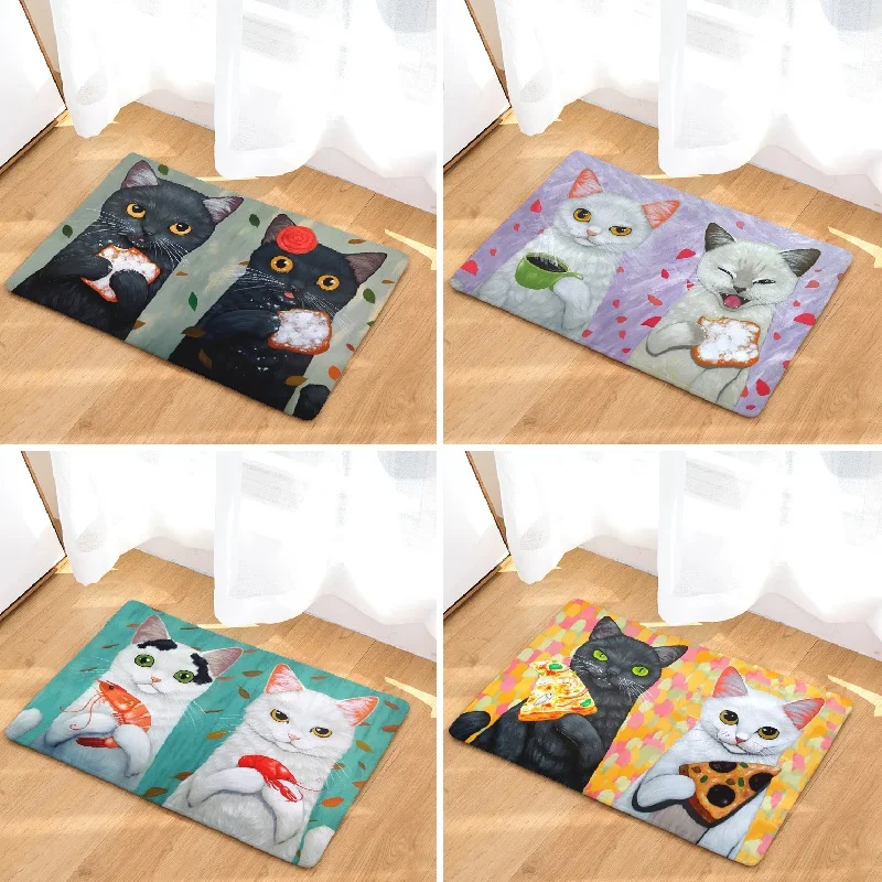 Cartoon Cat Bath Mat 50x80cm Animal Printed Suede Rug Home Decoration Bathroom Toilet Carpet Anti-slip Kitchen Outdoor Floor Mat
Cartoon Cat Bath Mat 50x80cm Animal Printed Suede Rug Home Decoration Bathroom Toilet Carpet Anti-slip Kitchen Outdoor Floor Mat