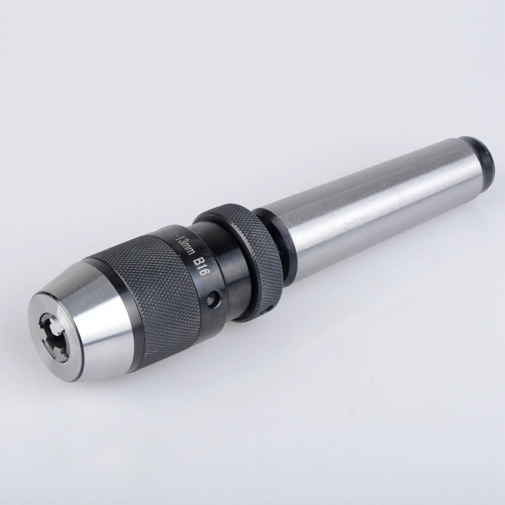 Drill Chuck Arbor B16 (1-13mm) Self Tighten Keyless Drill Chuck & MT4-B16 Arbor Fits For Almost All Drilling And Lathes With MK4
Drill Chuck Arbor B16 (1-13mm) Self Tighten Keyless Drill Chuck & MT4-B16 Arbor Fits For Almost All Drilling And Lathes With MK4