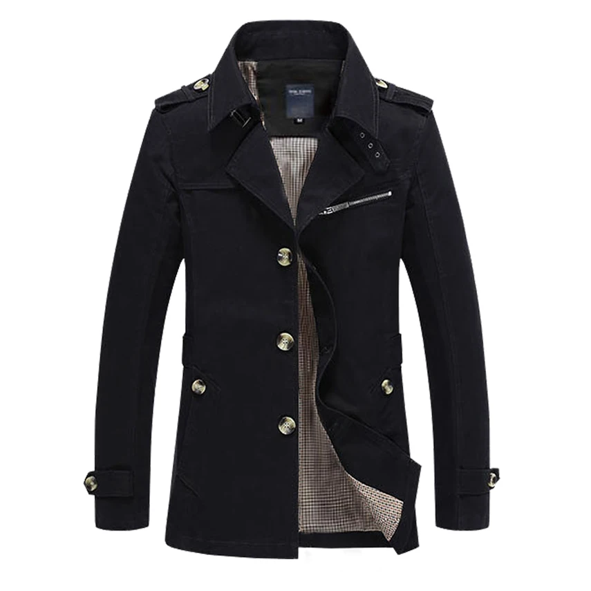 Men Jacket Coat Long Section Fashion Trench Coat Jaqueta Masculina Veste Homme Brand Casual Fit Overcoat Jacket Outerwear 5XL
Men Jacket Coat Long Section Fashion Trench Coat Jaqueta Masculina Veste Homme Brand Casual Fit Overcoat Jacket Outerwear 5XL