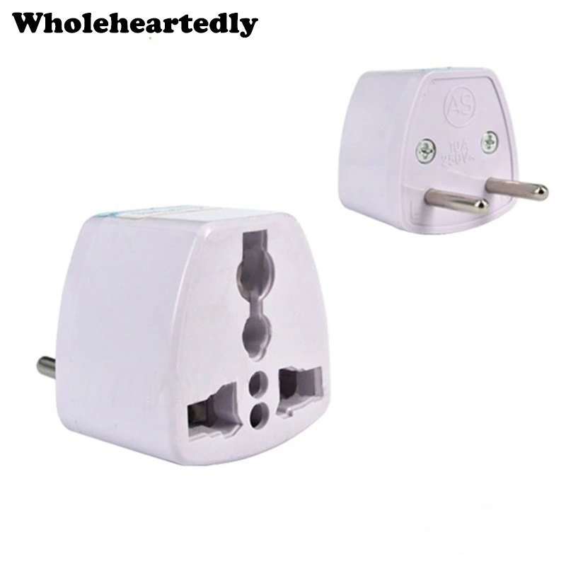 Common Universal AC Power 250V 10A AU UK US to EU Plug Adapter 2 Round Socket Conversion Adaptor Converter for Travel Home Use
Common Universal AC Power 250V 10A AU UK US to EU Plug Adapter 2 Round Socket Conversion Adaptor Converter for Travel Home Use
