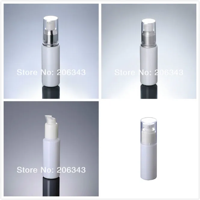 50ml white plastic PET bottle with press pump for lotion/emulsion/serum/foundation/refillable skin care cosmetic packing
50ml white plastic PET bottle with press pump for lotion/emulsion/serum/foundation/refillable skin care cosmetic packing