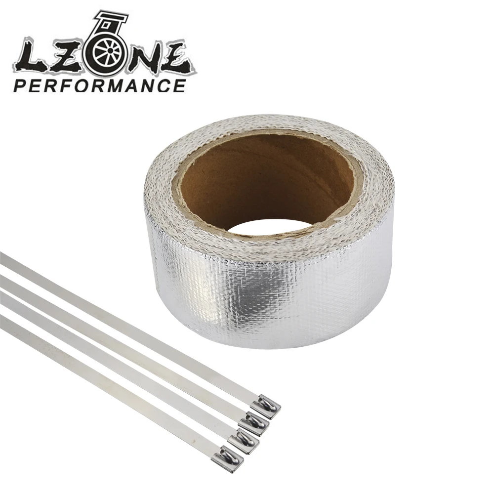LZONE - Car Aluminum Reinforced Tape Heat Shield Resistant Wrap For All Intake pipe / Suction Kit WITH 4PCS TIES JR1611
LZONE - Car Aluminum Reinforced Tape Heat Shield Resistant Wrap For All Intake pipe / Suction Kit WITH 4PCS TIES JR1611