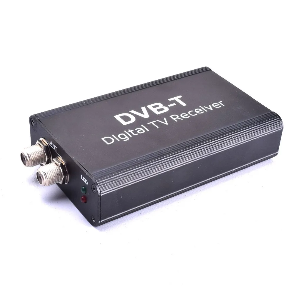 Автомобильная цифровая ТВ приставка DVB T T1 MPEG4 H.264 HD двойная антенна мощный сигнал Европейский Универсальный