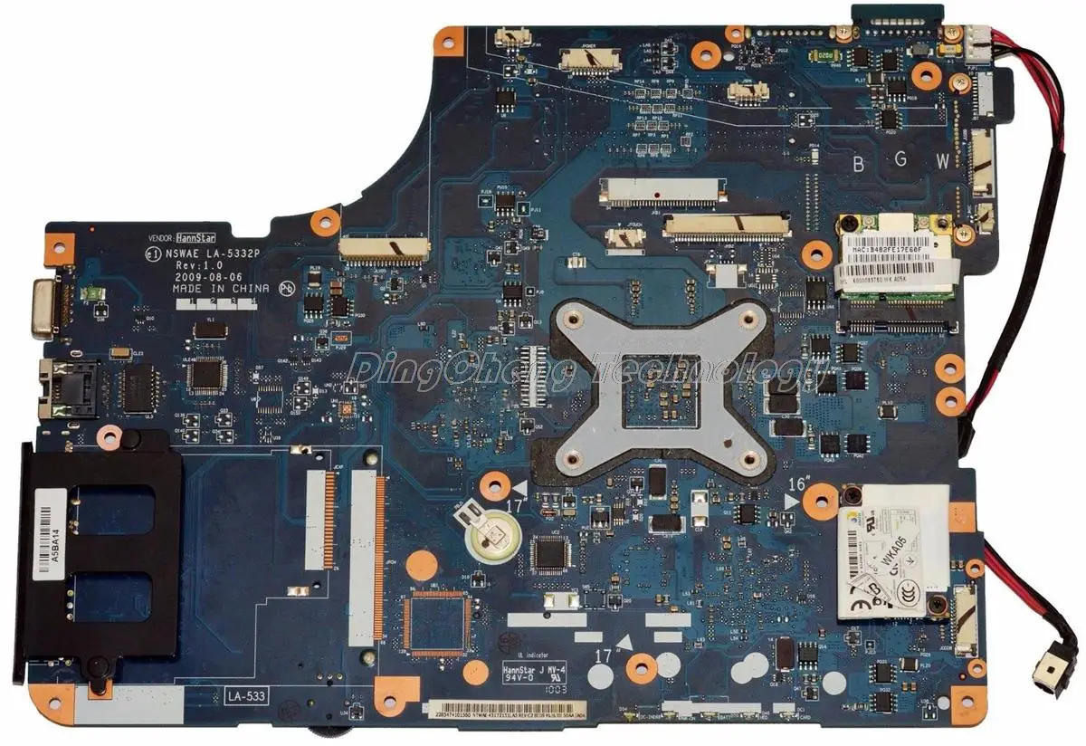 Laptop Motherboard For Toshiba Satellite L550D L555D K000085590 LA-5332P Mainboard 100% tested
Laptop Motherboard For Toshiba Satellite L550D L555D K000085590 LA-5332P Mainboard 100% tested