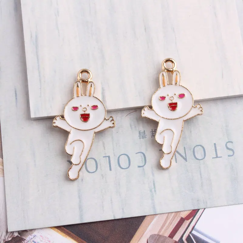 10PCS Cute Jewelry Making Gold Tone Kung Fu Rabbit Enamels Alloy Charms for Necklace Pendants Jewelry Findings DIY Crafts
10PCS Cute Jewelry Making Gold Tone Kung Fu Rabbit Enamels Alloy Charms for Necklace Pendants Jewelry Findings DIY Crafts
