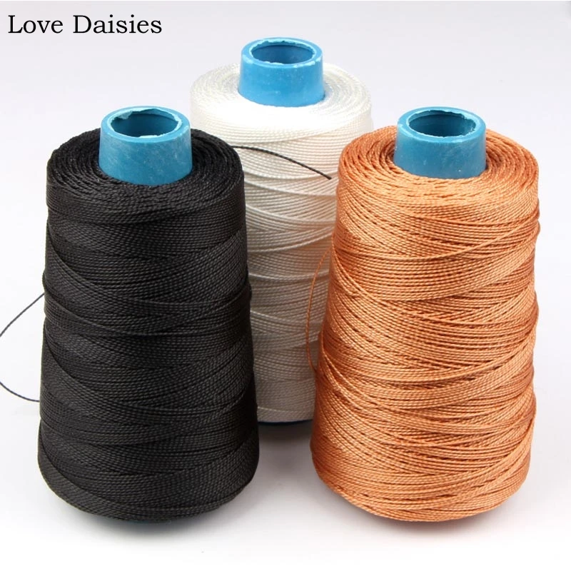 High Tenacity 100% Nylon Cord 300 meters 0.6MM WHITE/BLACK/BROWN Cord Thread for Fishing Net Sheo Repair Crafts Bags Kite
High Tenacity 100% Nylon Cord 300 meters 0.6MM WHITE/BLACK/BROWN Cord Thread for Fishing Net Sheo Repair Crafts Bags Kite
