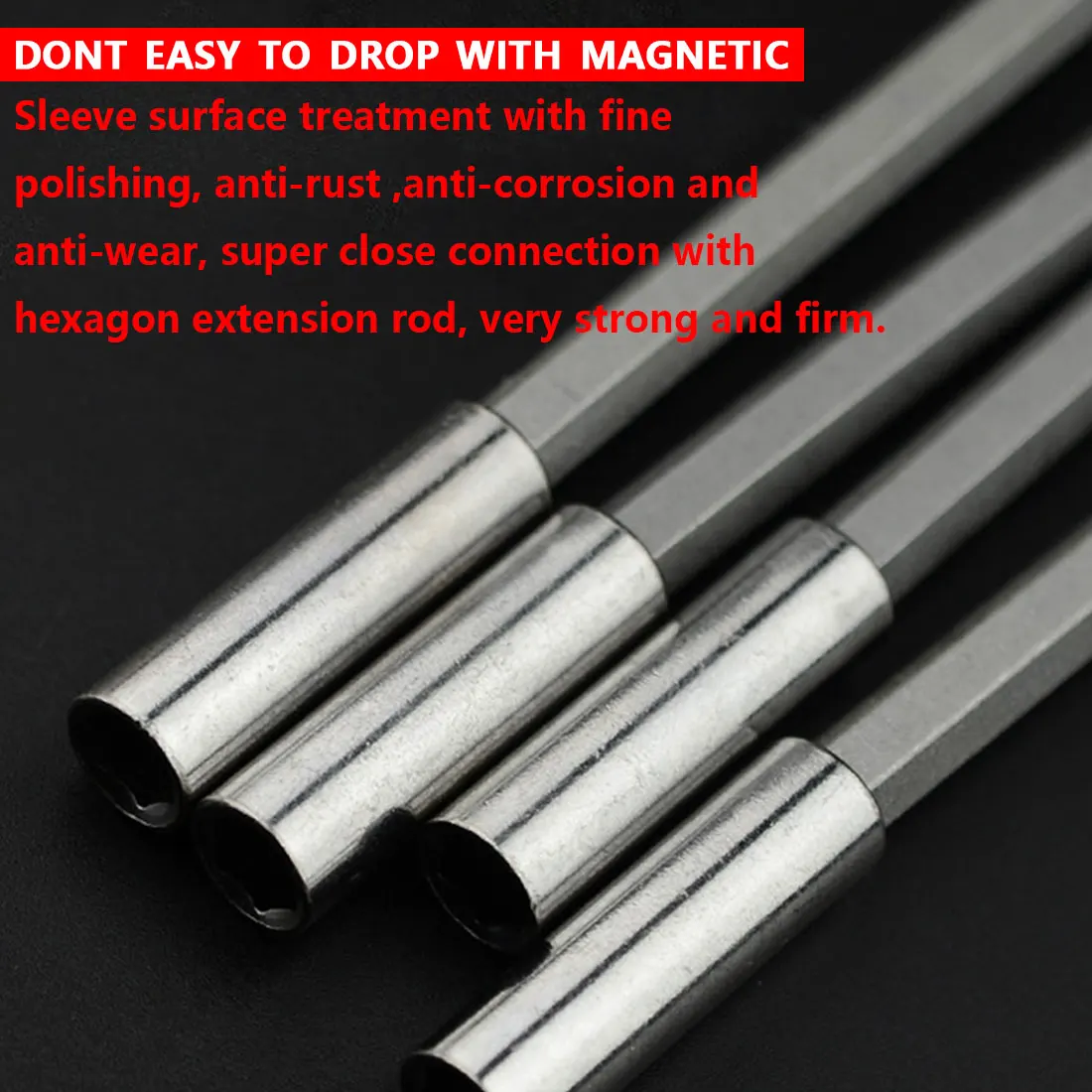Magnetic Extension Bit Holder Tool 1/4" Hex Rod Shank Long Handle Screwdriver Tip Holder Hand Tool Socket 60/75/100/150mm
Magnetic Extension Bit Holder Tool 1/4" Hex Rod Shank Long Handle Screwdriver Tip Holder Hand Tool Socket 60/75/100/150mm