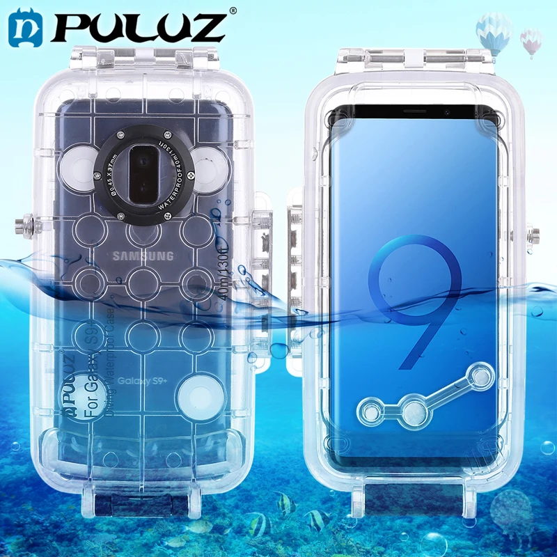 PULUZ 40m Waterproof Diving Housing For Galaxy S9+/ S9 Huawei Android 8.0.0 P20 Photo Video Taking Underwater Cover Case
PULUZ 40m Waterproof Diving Housing For Galaxy S9+/ S9 Huawei Android 8.0.0 P20 Photo Video Taking Underwater Cover Case
