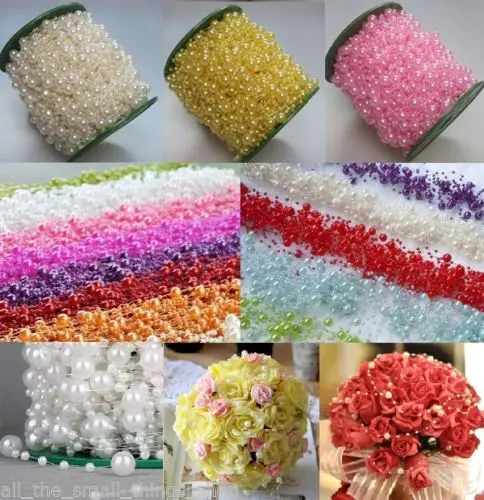 60Meter FAUX PEARL BEAD RHINESTONE STRING GARLAND WEDDING TABLE PARTY DECORATION CELEBRATION
60Meter FAUX PEARL BEAD RHINESTONE STRING GARLAND WEDDING TABLE PARTY DECORATION CELEBRATION