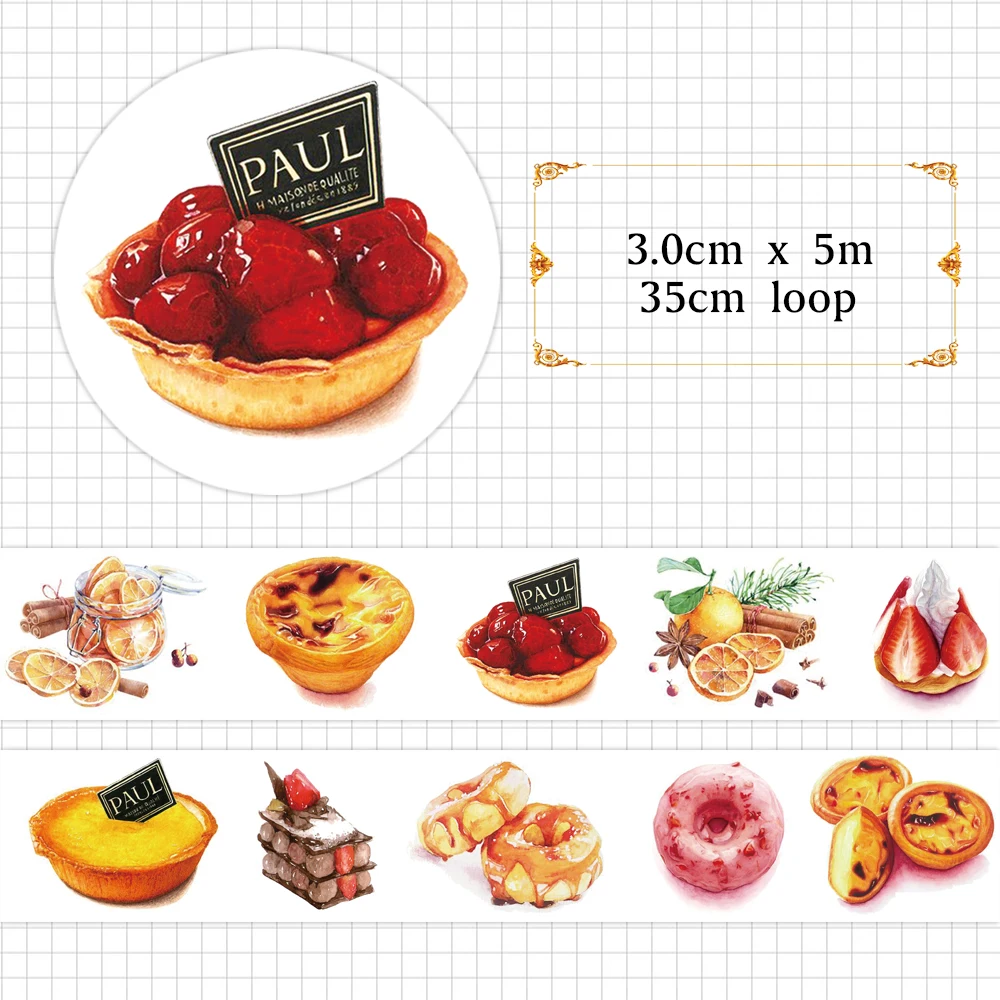 Goozu Sweet Food Donut Cake Tea Time Washi Tape DIY Decorative Scrapbooking Sticker Masking Tapes for Journal Diary Decals
Goozu Sweet Food Donut Cake Tea Time Washi Tape DIY Decorative Scrapbooking Sticker Masking Tapes for Journal Diary Decals