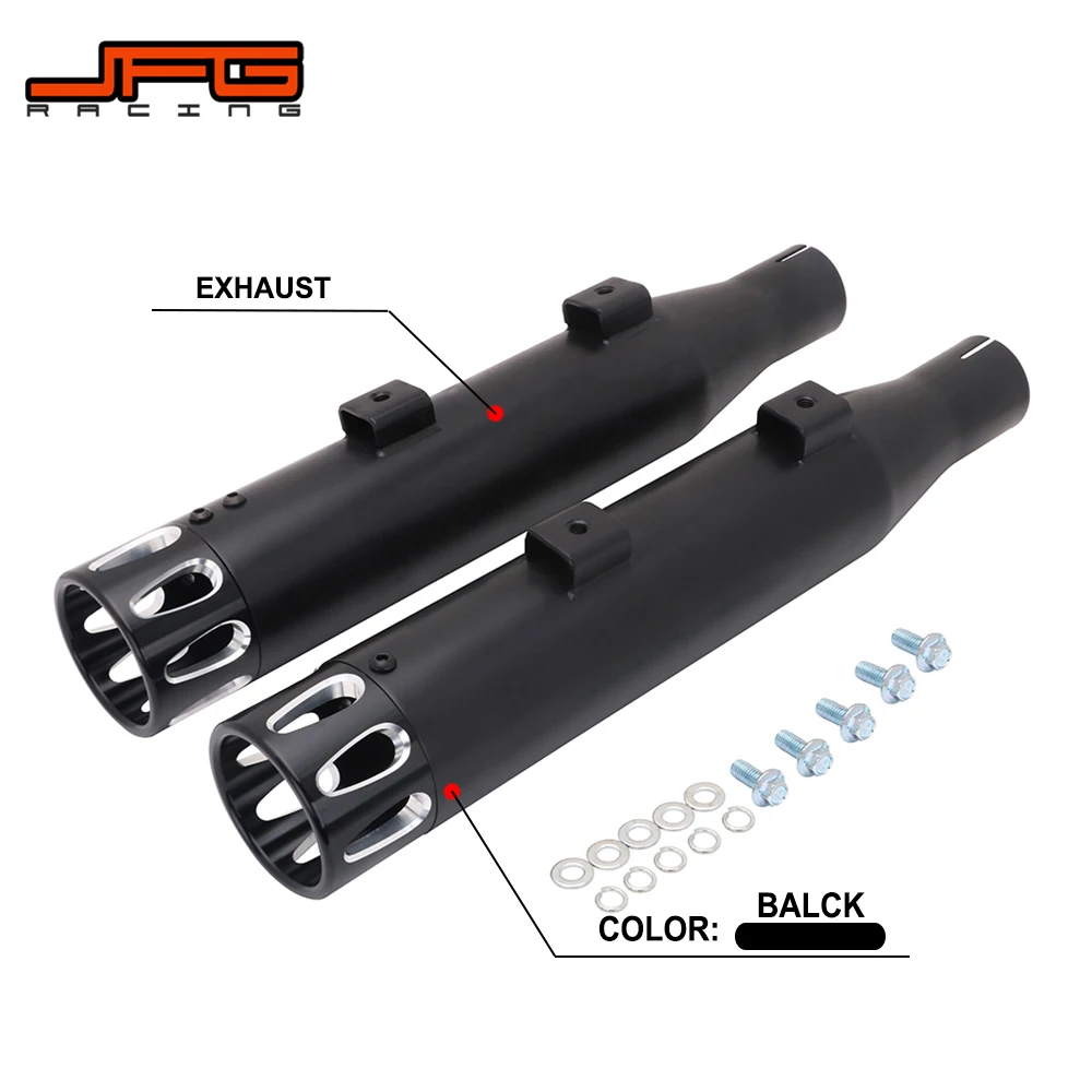Motorcycle 50MM Megaphone Exhaust Pipe Muffler Slip-On For Harley Davidson Softai Touring CVO Sportster XL1200 XL883 2014-2018
Motorcycle 50MM Megaphone Exhaust Pipe Muffler Slip-On For Harley Davidson Softai Touring CVO Sportster XL1200 XL883 2014-2018
