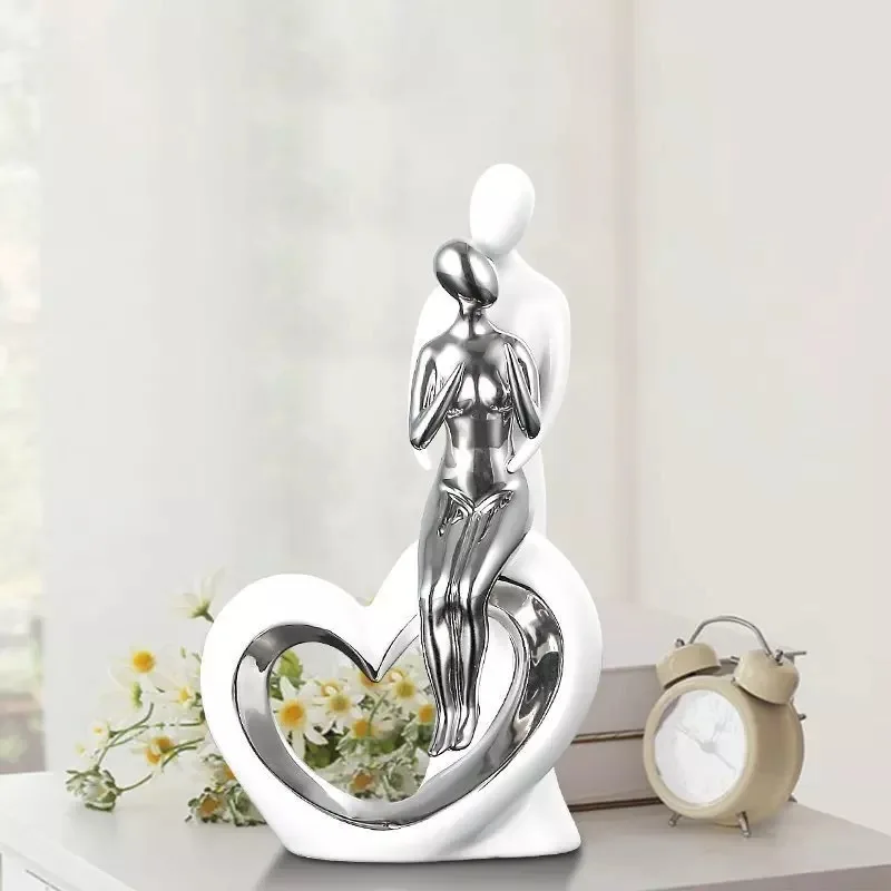 WU CHEN LONG Ceramic Heart Lovers Statue Crafts Room Home Decoration Parlor Ornaments Porcelain Figurines Wedding Gift R797
WU CHEN LONG Ceramic Heart Lovers Statue Crafts Room Home Decoration Parlor Ornaments Porcelain Figurines Wedding Gift R797