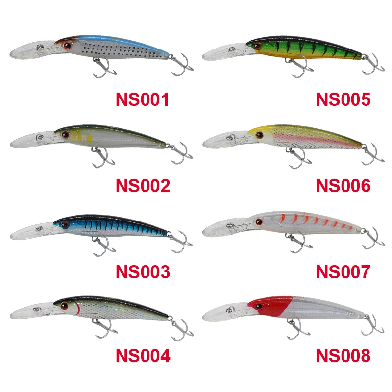 Noeby Minnow Bait 160mm60g Floating 0-8m Hard Fishing Lure VMC Hook Boat Trolling Baits Iscas Artificial Para Pesca Leurre Peche
Noeby Minnow Bait 160mm60g Floating 0-8m Hard Fishing Lure VMC Hook Boat Trolling Baits Iscas Artificial Para Pesca Leurre Peche