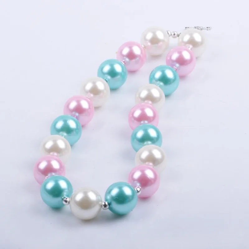 wholesale 5PCS New White Blue Pink Pearl Kids Chunky Beads Necklace with Drop Pendant
wholesale 5PCS New White Blue Pink Pearl Kids Chunky Beads Necklace with Drop Pendant