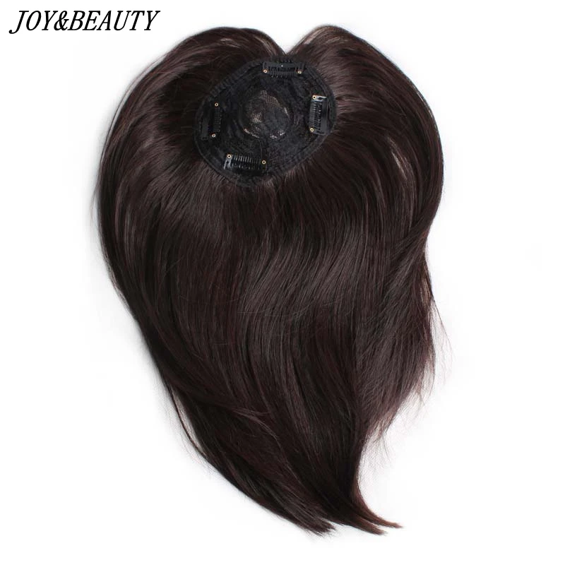 JOY&BEAUTY 10 inch Synthetic Hair Clip In Toupee Hairpieces Straight Hair Bang Fringe Top Closures Hairpins for Men and Women
JOY&BEAUTY 10 inch Synthetic Hair Clip In Toupee Hairpieces Straight Hair Bang Fringe Top Closures Hairpins for Men and Women