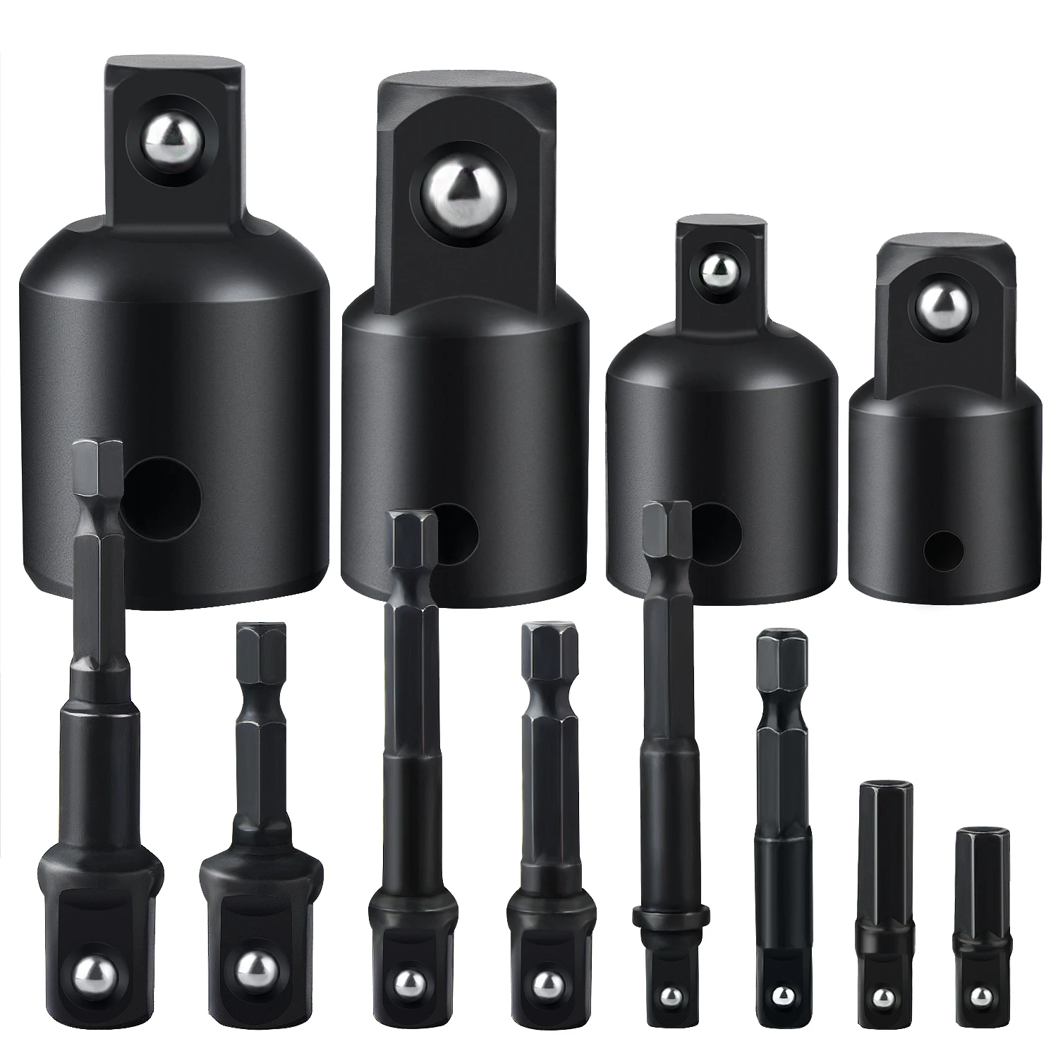 8Pcs Socket Adapte Bits Set Hex Drill Nut Driver Power Shank 1/4" 3/8" 1/2" Connecting Rod Head Extension Drill Bits Bar Wrench
8Pcs Socket Adapte Bits Set Hex Drill Nut Driver Power Shank 1/4" 3/8" 1/2" Connecting Rod Head Extension Drill Bits Bar Wrench