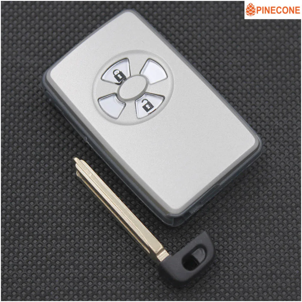 PINECONE for TOYOTA RAV4 VITZ RACTIS Car Key Case 2 Buttons Uncut Brass Blade High Quality Replace Remote Key Shell Casing Fob
PINECONE for TOYOTA RAV4 VITZ RACTIS Car Key Case 2 Buttons Uncut Brass Blade High Quality Replace Remote Key Shell Casing Fob