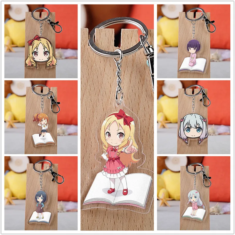 10 pcs/lot Anime Eromanga Sensei Acrylic Keychain Toy Figure Izumi Sagiri Bag Pendant Double sided Key Ring Gifts
10 pcs/lot Anime Eromanga Sensei Acrylic Keychain Toy Figure Izumi Sagiri Bag Pendant Double sided Key Ring Gifts