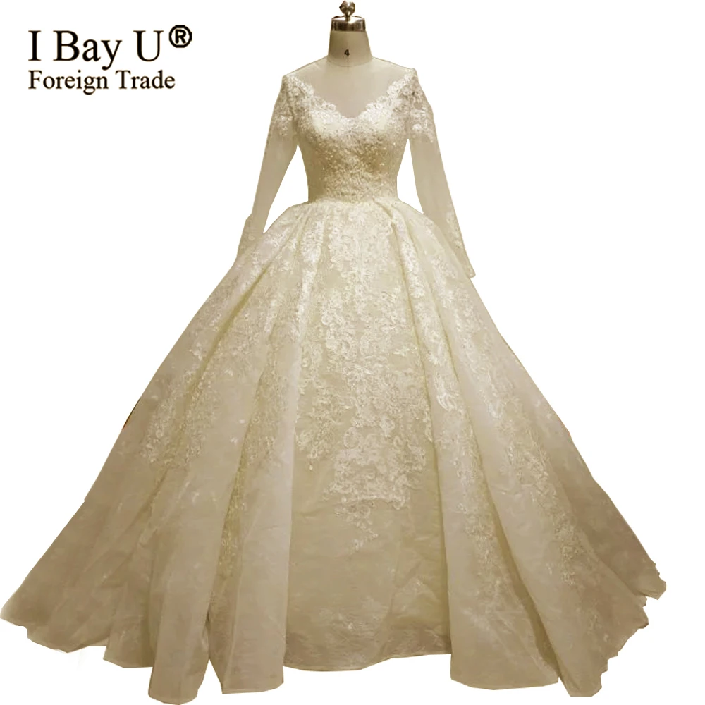 Real Photo 2020 Wedding Dresses Sheer France Lace Bride Dress Arabic Puffy Wedding Gowns
Real Photo 2020 Wedding Dresses Sheer France Lace Bride Dress Arabic Puffy Wedding Gowns