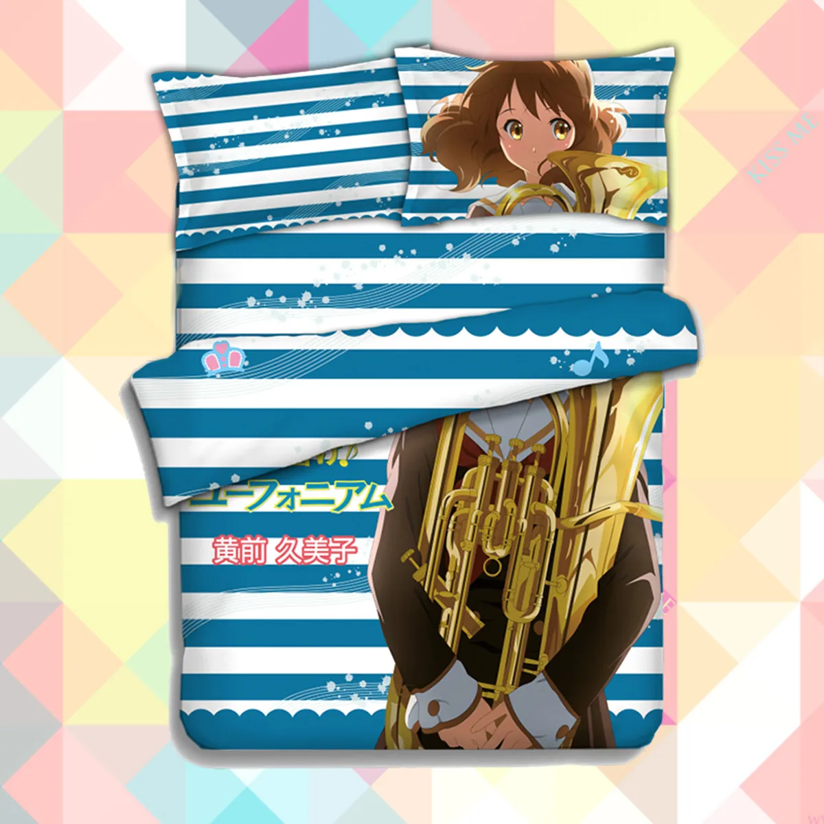 Anime Cartoon Oumae Kumiko Quilt Cover Soft Printed Bedding Set With Pillow Cases Bed Sheet Duvet Cover Set No.CP151230
Anime Cartoon Oumae Kumiko Quilt Cover Soft Printed Bedding Set With Pillow Cases Bed Sheet Duvet Cover Set No.CP151230
