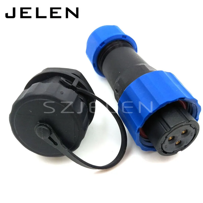 SD16 , Waterproof Connector 3 pin, IP68,Current Rating 10A, Opening size 16mm, 3-pin panel mount connector, device connector
SD16 , Waterproof Connector 3 pin, IP68,Current Rating 10A, Opening size 16mm, 3-pin panel mount connector, device connector