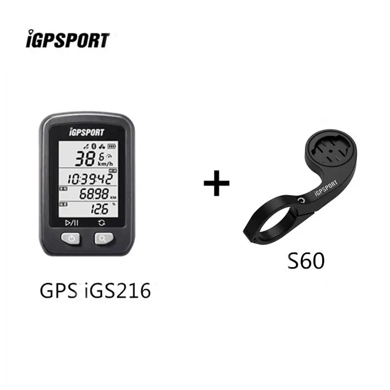 

IGPSPORT iGS216 GPS компьютер Водонепроницаемый IPX6 беспроводной Bluetooth велосипедный Спидометр ANT + скоростной датчик частоты сердечных сокращений ве...