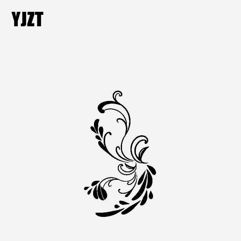 YJZT 9CM*15.8CM Car Sticker Vinyl Decal Creative Design And Decoration Of Flower And Rattan Black/Silver C23-0926
YJZT 9CM*15.8CM Car Sticker Vinyl Decal Creative Design And Decoration Of Flower And Rattan Black/Silver C23-0926
