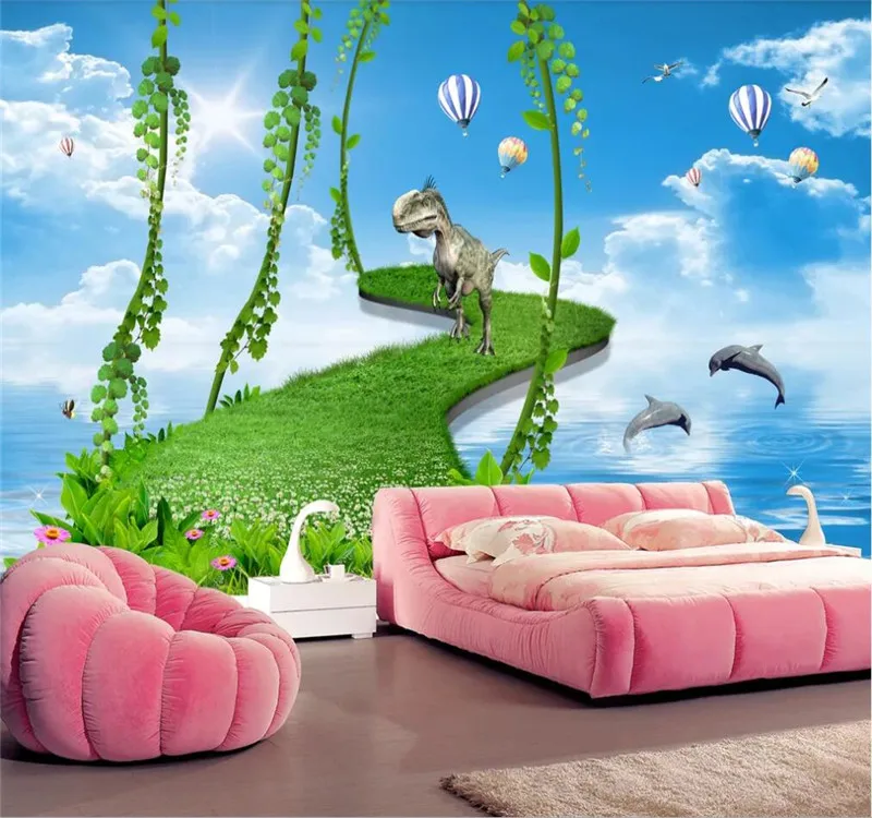 Custom wallpaper children's room 3D happy paradise TV background wall decorative painting waterproof material
Custom wallpaper children's room 3D happy paradise TV background wall decorative painting waterproof material