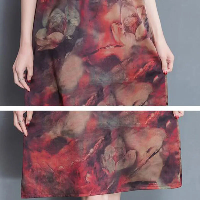 Floral Prints Midi Rayon Dress for Women 2018 New Fashion Vintage Half Sleeve O-neck Loose Summer Dresses Vestidos QH0061
Floral Prints Midi Rayon Dress for Women 2018 New Fashion Vintage Half Sleeve O-neck Loose Summer Dresses Vestidos QH0061