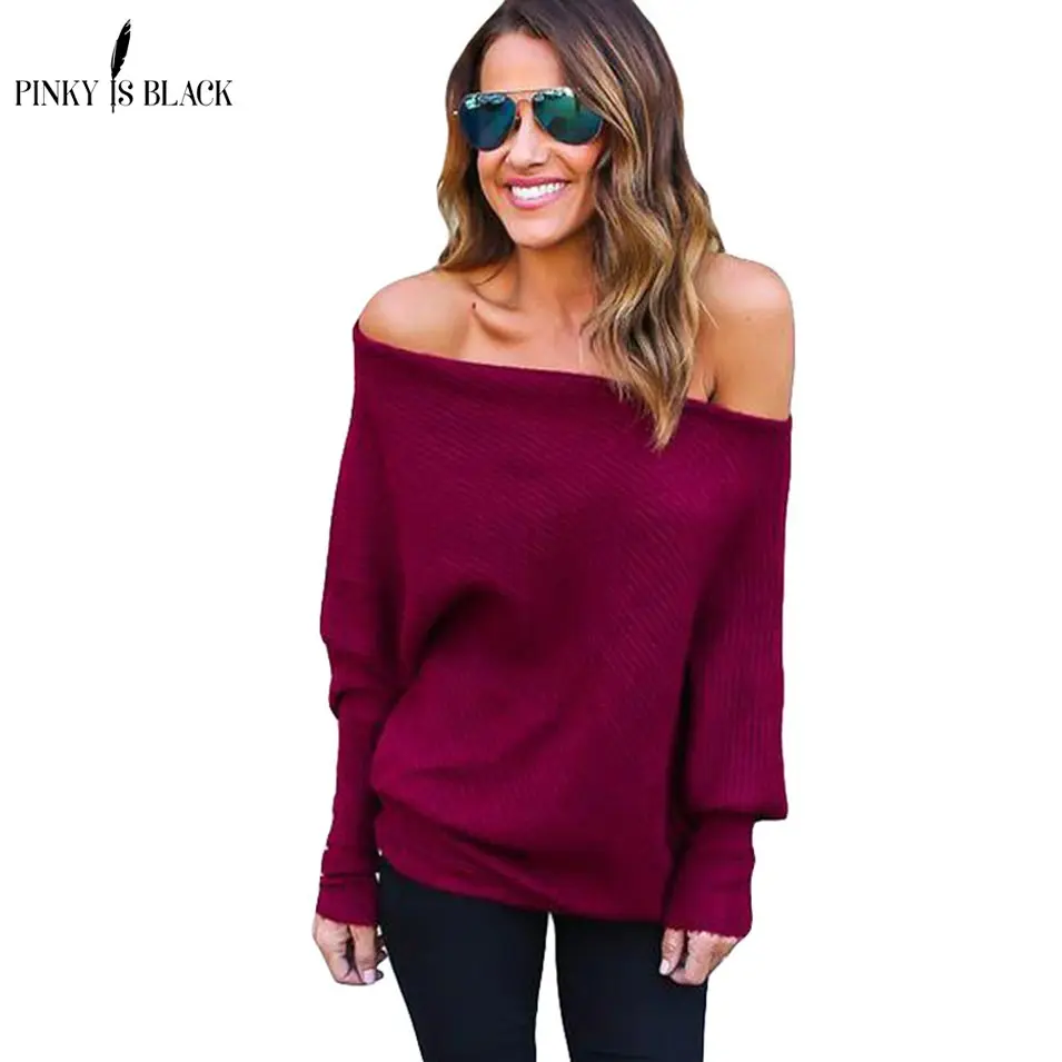 Pinky Is Black 2018 Female T-Shirt Off Shoulder Slash Neck Sexy Top Batwing Long Sleeve Women's T-shirts Clothes Plus Size 3XL
Pinky Is Black 2018 Female T-Shirt Off Shoulder Slash Neck Sexy Top Batwing Long Sleeve Women's T-shirts Clothes Plus Size 3XL