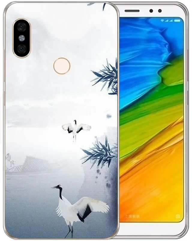 Чехол для телефона xiaomi Redmi Note 5 Красивая девушка мультфильм мягкий силиконовый