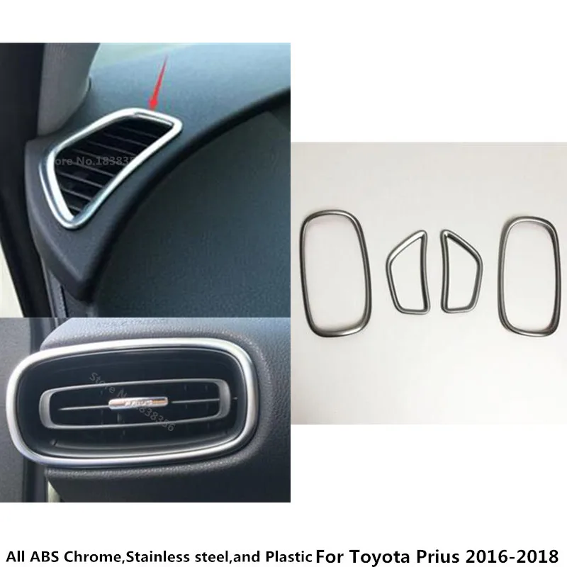 For Toyota Prius 2016 2017 2018 car sticker ABS chrome vent outlet Surround upper+side air condition Switch panel trim frame
For Toyota Prius 2016 2017 2018 car sticker ABS chrome vent outlet Surround upper+side air condition Switch panel trim frame