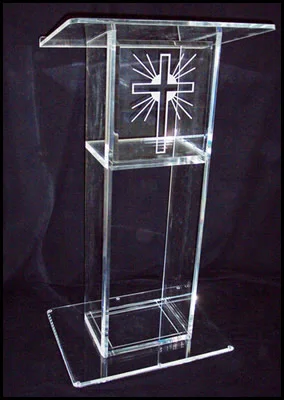 Настольный акриловый Подиум портативный Lectern Clear Conference School Podium | Мебель