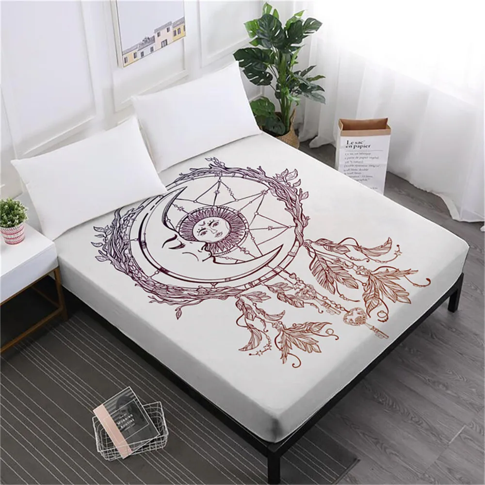Bohemia Dream Catcher Bed Sheet Owl Print Fitted Sheet Twin Full King Queen Bedding Deep Pocket Sheet Polyester Bedclothes D25
Bohemia Dream Catcher Bed Sheet Owl Print Fitted Sheet Twin Full King Queen Bedding Deep Pocket Sheet Polyester Bedclothes D25