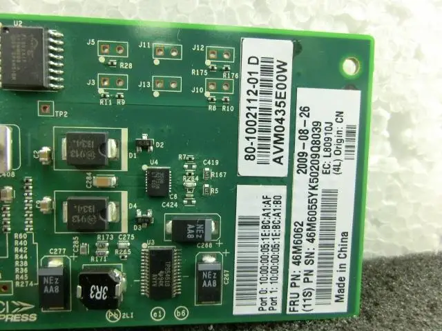 RaidStorage 46M6062 46M6050 IB-825 8Gb Dual-port PCIe Adapter 8GbE FC LC SR HBA PCIe Controller Card
RaidStorage 46M6062 46M6050 IB-825 8Gb Dual-port PCIe Adapter 8GbE FC LC SR HBA PCIe Controller Card