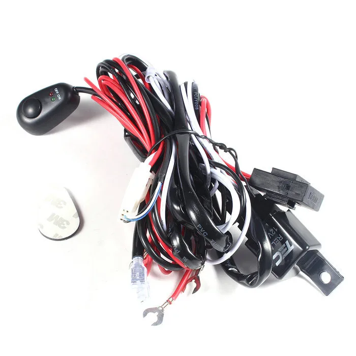 LED Light Bar Wiring Harness Kit 12V 40Amp Fuse Relay ON/OFF Switch for Driving Light Fog Light Work Light
LED Light Bar Wiring Harness Kit 12V 40Amp Fuse Relay ON/OFF Switch for Driving Light Fog Light Work Light