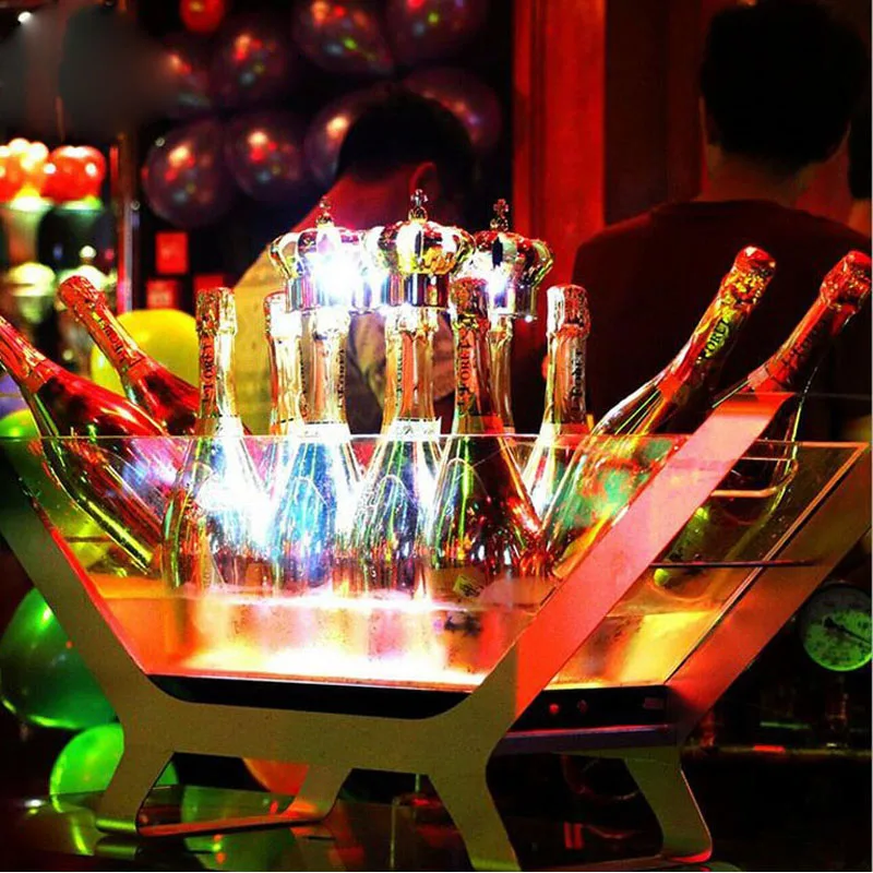 LED Luminous Beer Wine Bottle Holder Led Charging Ice Bucket 6/12 Bottled Champagne Size Boat Shaped Bar
LED Luminous Beer Wine Bottle Holder Led Charging Ice Bucket 6/12 Bottled Champagne Size Boat Shaped Bar