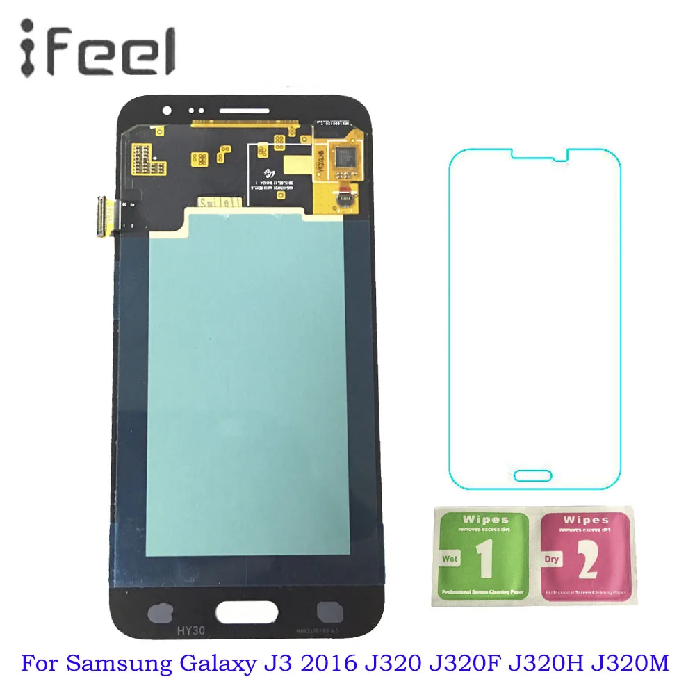 Super AMOLED ЖК дисплей для Samsung Galaxy J3 2016 J320 J320F J320H J320M J320FN s Дисплей с Сенсорный экран