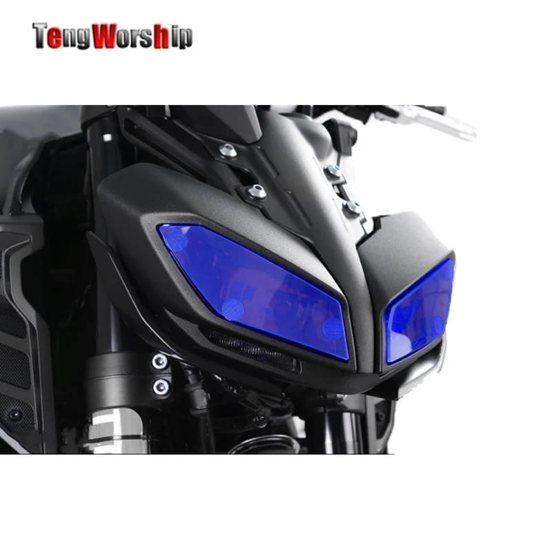 Для YAHAMA MT-09 MT09 2017 2018 Мотоциклетные аксессуары ABS Защитная крышка для передней фары