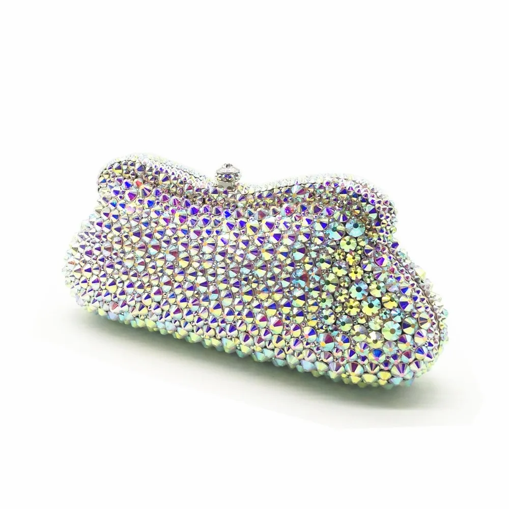 female Crystal Clutch Bag Evening Purse Women Fashion Minaudiere Handbag Wedding Party Diamond crossbody messenger bags silver
female Crystal Clutch Bag Evening Purse Women Fashion Minaudiere Handbag Wedding Party Diamond crossbody messenger bags silver