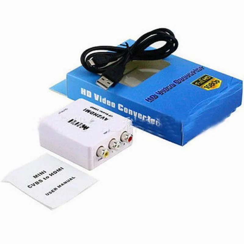 Mini AV2HDMI Converter 1080P Interface RCA TO HDMI-compatible 1080P AV Converter Signal HD Video Converter Composite Adapter
Mini AV2HDMI Converter 1080P Interface RCA TO HDMI-compatible 1080P AV Converter Signal HD Video Converter Composite Adapter